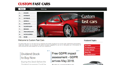 Desktop Screenshot of customfastcars.com