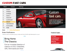 Tablet Screenshot of brakes.customfastcars.com