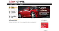 Desktop Screenshot of interior.customfastcars.com