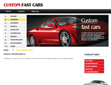 Tablet Screenshot of interior.customfastcars.com