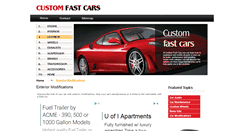 Desktop Screenshot of exterior.customfastcars.com